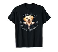 Amo a Mi Golden Retriever Maglietta
