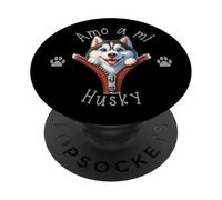 Amo a Mi Husky PopSockets PopGrip Adesivo