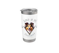 Amo a Mi Shetland Bicchiere termico in acciaio inox doppia parete