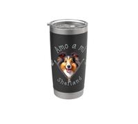 Amo a Mi Shetland Bicchiere termico in acciaio inox doppia parete