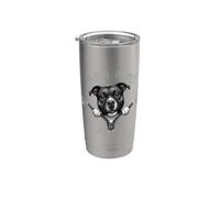 Amo a Mi Staffy Bicchiere termico in acciaio inox doppia parete