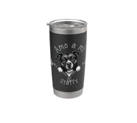 Amo a Mi Staffy Bicchiere termico in acciaio inox doppia parete