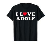 Amo Adolf Matching Girlfriend & Fidanzato Nome Adolf Maglietta