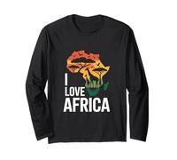 Amo Africa Wildlife Savanna Pride Maglia a Manica
