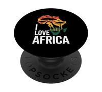 Amo Africa Wildlife Savanna Pride PopSockets PopGrip Adesivo