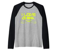 Amo Ai Intelligenza Artificiale Apprendimento Automatico Maglia con Maniche Raglan