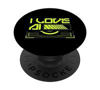 Amo Ai Intelligenza Artificiale Apprendimento Automatico PopSockets PopGrip Adesivo