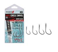 Amo Akami MR19 Swivel con Girella a Doppia Rotazione - Amo Big Game per Drifting e Pesca Pelagica - Tonni, Ricciole, Pesce Spada, Marlin (SIZE EU #4/0 JP #28)