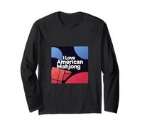 Amo American Mahjong Gioco Giocare Divertimento Maglia a Manica