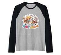 Amo Anche Il Mio Cagnolino Maglia con Maniche Raglan