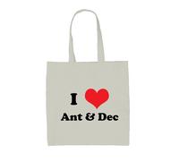 Amo Ant & Dec - Borsa In Tela - Divertente Duo Celebrità TV Giungla E