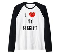 Amo Berkley Nome Divertente Maglia con Maniche Raglan