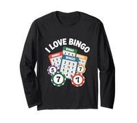 Amo Bingo Cards And Chips Passion Maglia a Manica