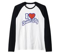 Amo Bossier City Louisiana Maglia con Maniche Raglan