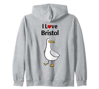 Amo Bristol Felpa con Cappuccio