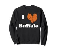 Amo Buffalo Wings Chicken Wing Lover Buffalo New York Felpa