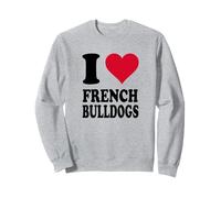 Amo Bulldog francesi Felpa