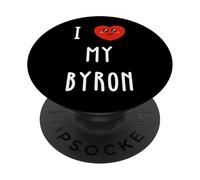 Amo Byron Nome Divertente PopSockets PopGrip Adesivo