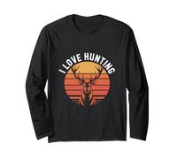 Amo Caccia Tramonto Deer Lover Maglia a Manica