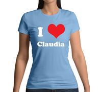 Amo Claudia - Maglietta Donna - Traitor Traitors Serie TV Divertente Winkleman
