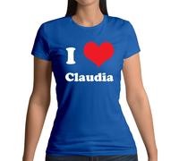 Amo Claudia - Maglietta Donna - Traitor Traitors Serie TV Divertente Winkleman