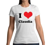 Amo Claudia - Maglietta Donna - Traitor Traitors Serie TV Divertente Winkleman