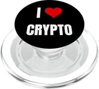 Amo CRYPTO. Crypto dicendo per la blockchain e token PopSockets PopGrip per MagSafe