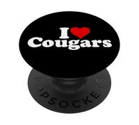 AMO CUORE COUGARS SEXY LE DONNE ANZIANE PopSockets PopGrip Adesivo
