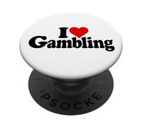 AMO CUORE GIOCO CASINÒ SCOMMESSE CHE COMMERCIANO LAS VEGAS PopSockets PopGrip Adesivo