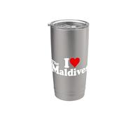AMO CUORE LE MALDIVE Bicchiere termico in acciaio inox doppia parete