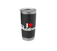 AMO CUORE LE MALDIVE Bicchiere termico in acciaio inox doppia parete