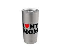 AMO CUORE MIA MAMMA Bicchiere termico in acciaio inox doppia parete
