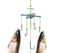 Amo Da - Ami con Gabbia per Esche Trappola,Set di Montature con Sei Artigli per Principianti in Barca Kayak Fiume Lago e Stagno per il Pesce Persico