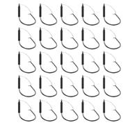Amo Da Anti Wacky Rig | Ami Wacky Worm Resistenti | 25 Pezzi Attrezzatura in Acciaio al Carbonio per in Acque Dolci e Salate Fiume Lago Stagno Mare