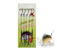 Amo da in tandem,Sartiame per amo in tandem,Amo da in acqua salata - Gancio in acciaio inossidabile, ganci per esche forti, da con spinotti per acqua all'aperto li