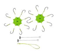 Amo Da Pesca - Amo Creativo A Forma Di Polpo - Accessori Pesca Robusto Portatile Per Laghi Fiumi Kayak Barca Principianti Ed Esperti Stagno