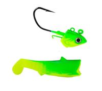 Amo da pesca con testa piombata, con esca morbida, 30 G/35 G/45 G, ami ponderati al piombo per esche da pesca in acqua salata (colore A, 35 G)