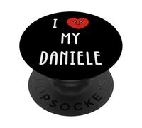 Amo Daniele Nome Divertente PopSockets PopGrip Adesivo