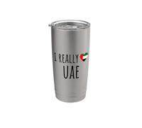 Amo davvero gli Emirati Arabi Uniti Bicchiere termico in acciaio inox doppia parete