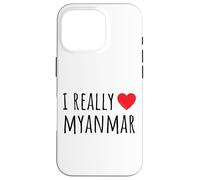 Amo davvero il Myanmar Custodia per iPhone 16 Pro