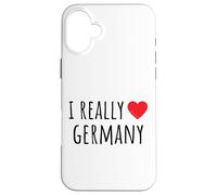 Amo davvero la Germania Custodia per iPhone 16 Plus