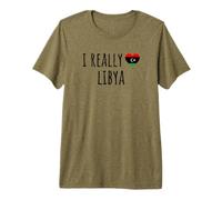 Amo Davvero la Libia Maglietta Premium