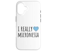 Amo davvero la Micronesia Custodia per iPhone 16
