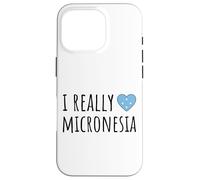 Amo davvero la Micronesia Custodia per iPhone 16 Pro