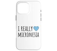 Amo davvero la Micronesia Custodia per iPhone 16 Pro Max