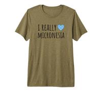 Amo Davvero la Micronesia Maglietta Premium