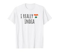 Amo Davvero l'India Maglietta con Stampa Grafica Economica