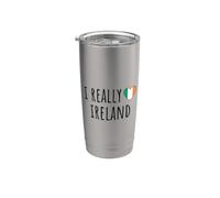 Amo davvero l'Irlanda Bicchiere termico in acciaio inox doppia parete