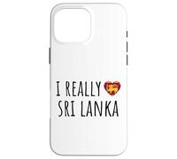 Amo davvero lo Sri Lanka Custodia per iPhone 16 Pro Max
