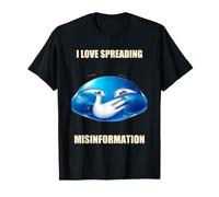 Amo diffondere la disinformazione Blue Reaction Maglietta